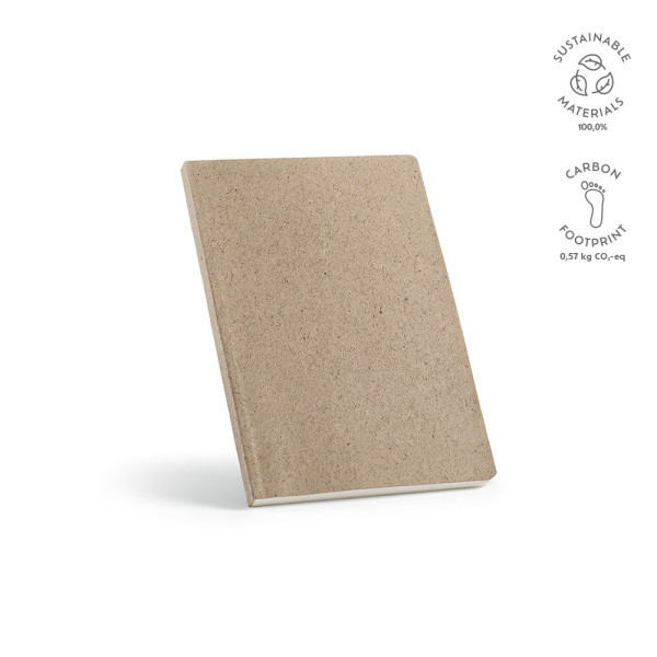  Nachhaltiges Notizbuch bedrucken: Tschechow Notizbuch aus Tee und Baumwollgewebe